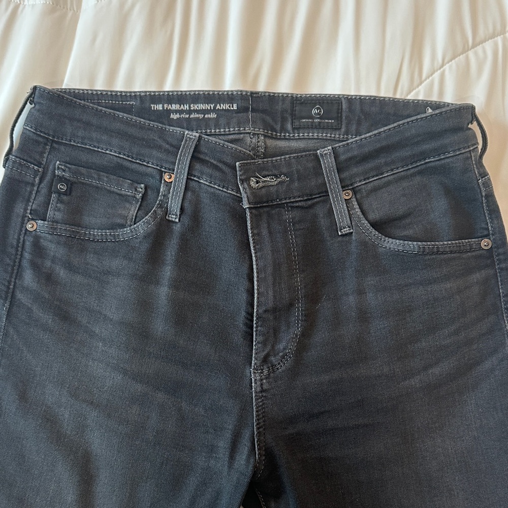 AG Adriano Goldschmied Dark Gray Skinny Jeans